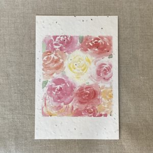 Roses – Carte à planter A6