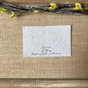 Lot de 10 mini cartes Noël “Farandole de pains d’épices” – Fleurs sauvages