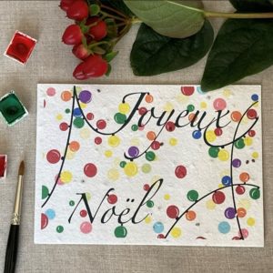 Guirlande de Noël – Carte à planter A6 (Herbes aromatiques)