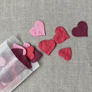 Confettis à planter cœurs